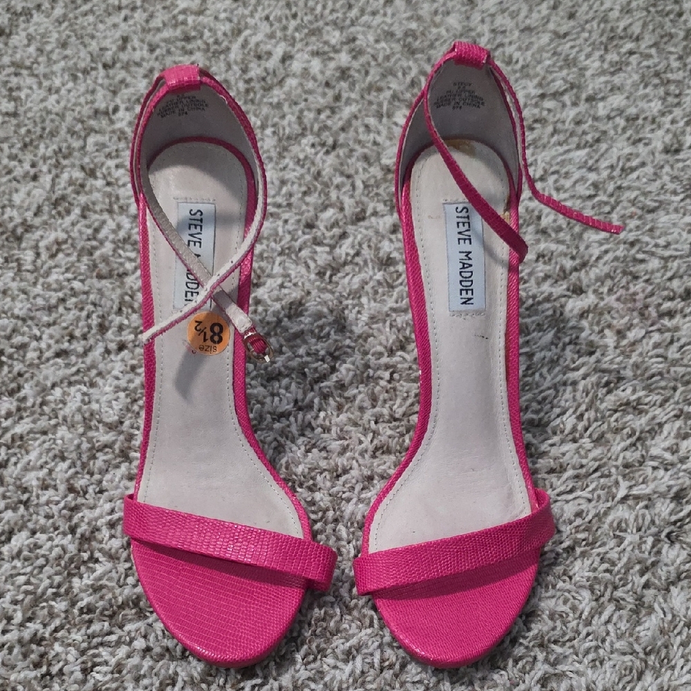 Steve Madden Vibrant Pink Heels